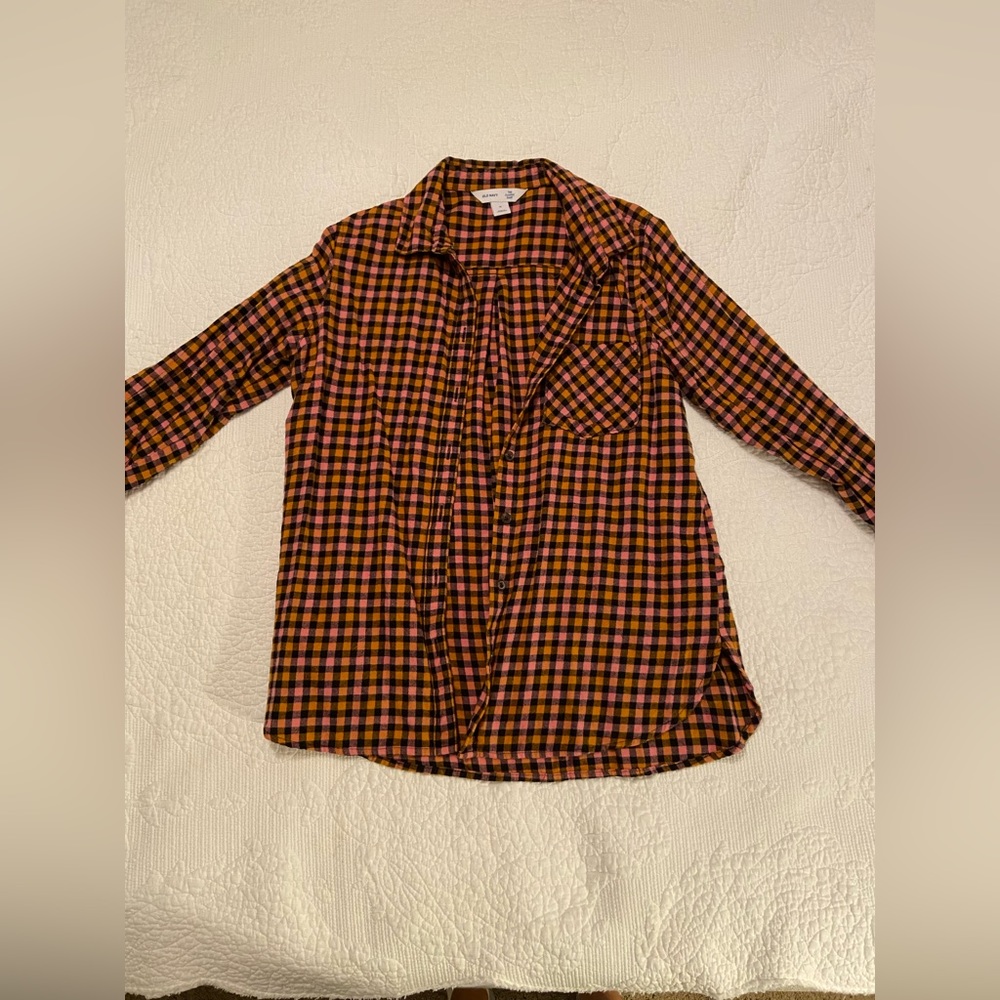 Plaid button up